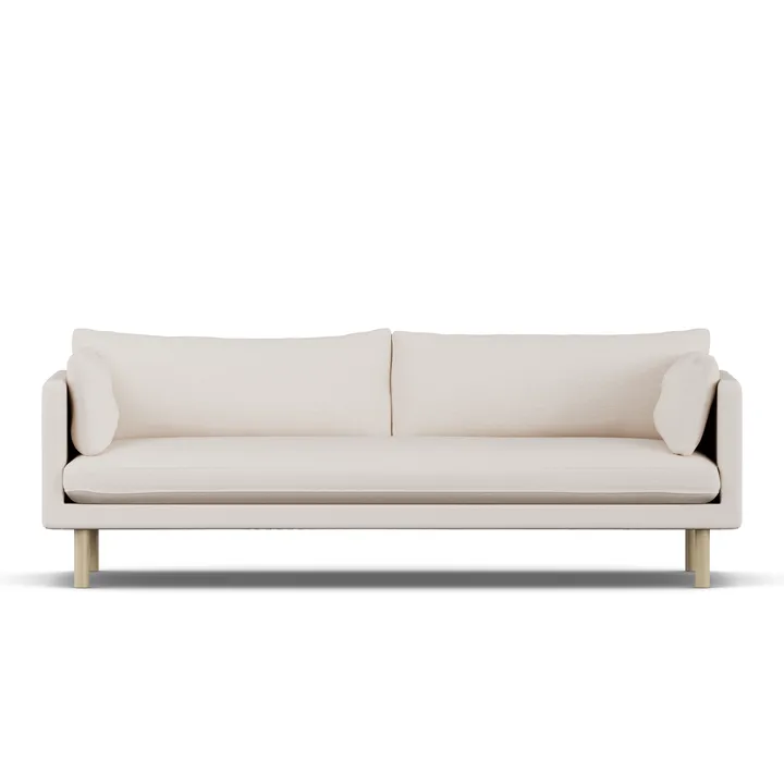 Linnevik sofa - Same Off White 6671-hvitoljet eik, 4-seters - 1898