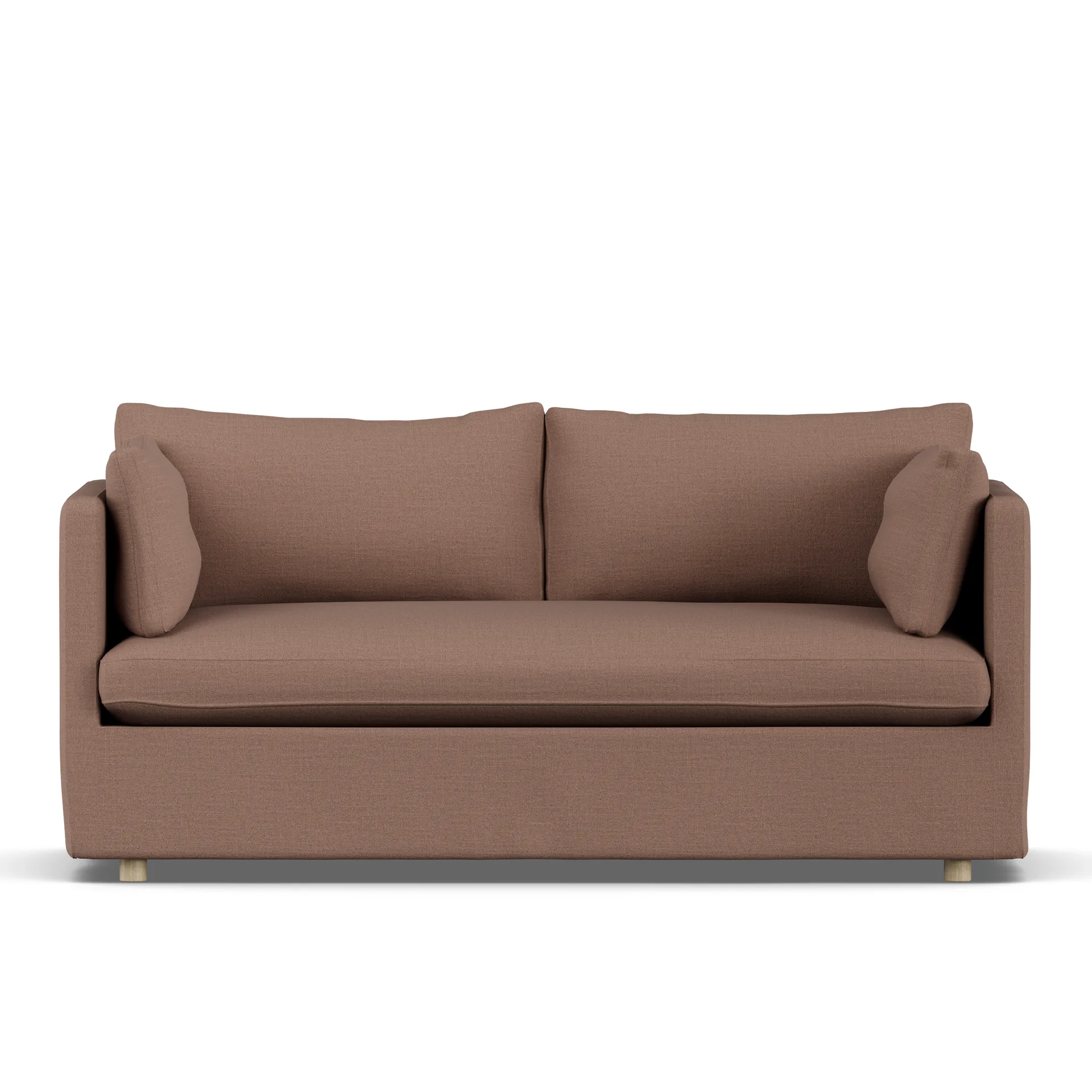Linnevik sofa, Same Rust 6675-hvitoljet eik, 2-seters, med skjørt 1898