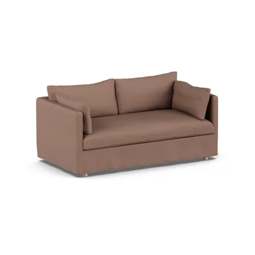 Linnevik sofa - Same Rust 6675-hvitoljet eik, 2-seters, med skjørt - 1898
