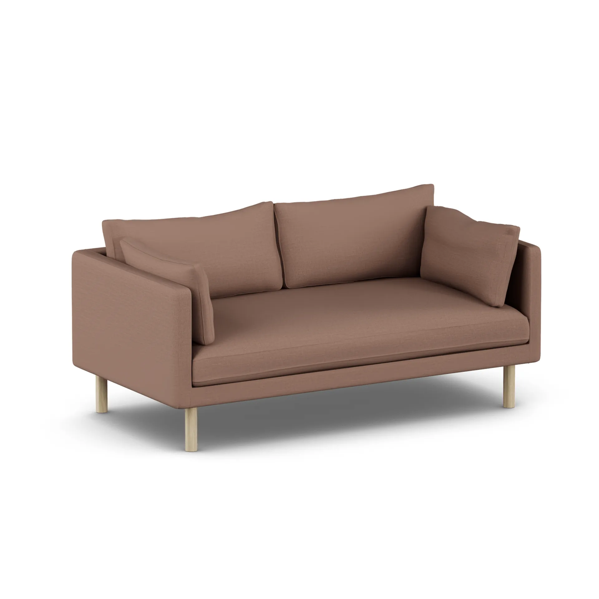 Linnevik sofa, Same Rust 6675-hvitoljet eik, 2-seters, uten skjørt 1898