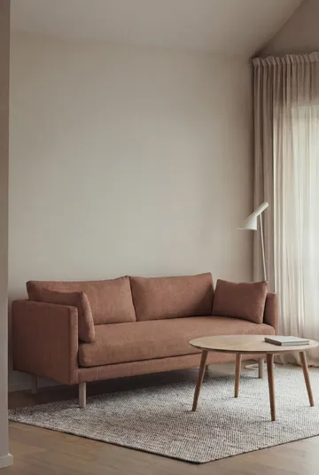 Linnevik sofa - Same Rust 6675-hvitoljet eik, 2-seters, uten skjørt - 1898
