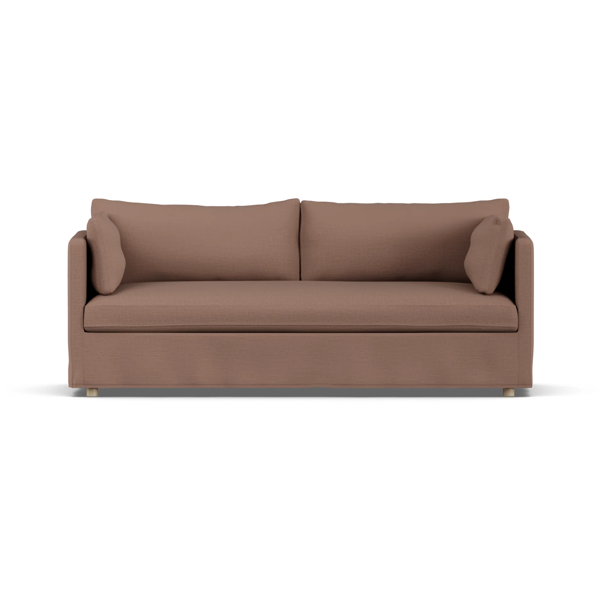 Linnevik sofa, Same Rust 6675-hvitoljet eik, 3-seters, med skjørt 1898