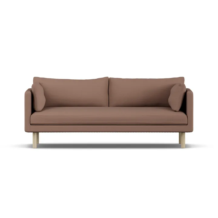 Linnevik sofa - Same Rust 6675-hvitoljet eik, 3-seters, uten skjørt - 1898
