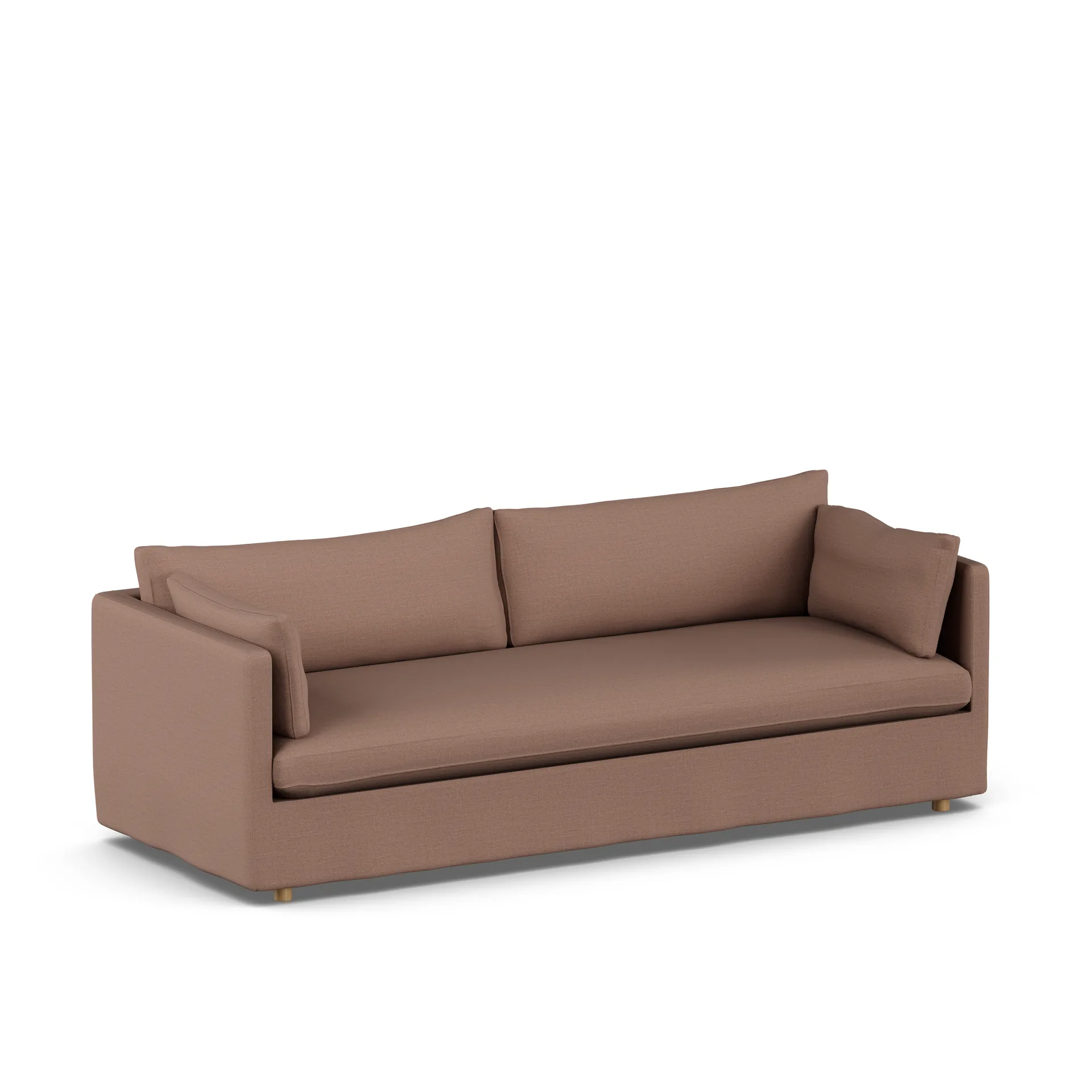 Linnevik sofa, Same Rust 6675-hvitoljet eik, 4-seters, med skjørt 1898