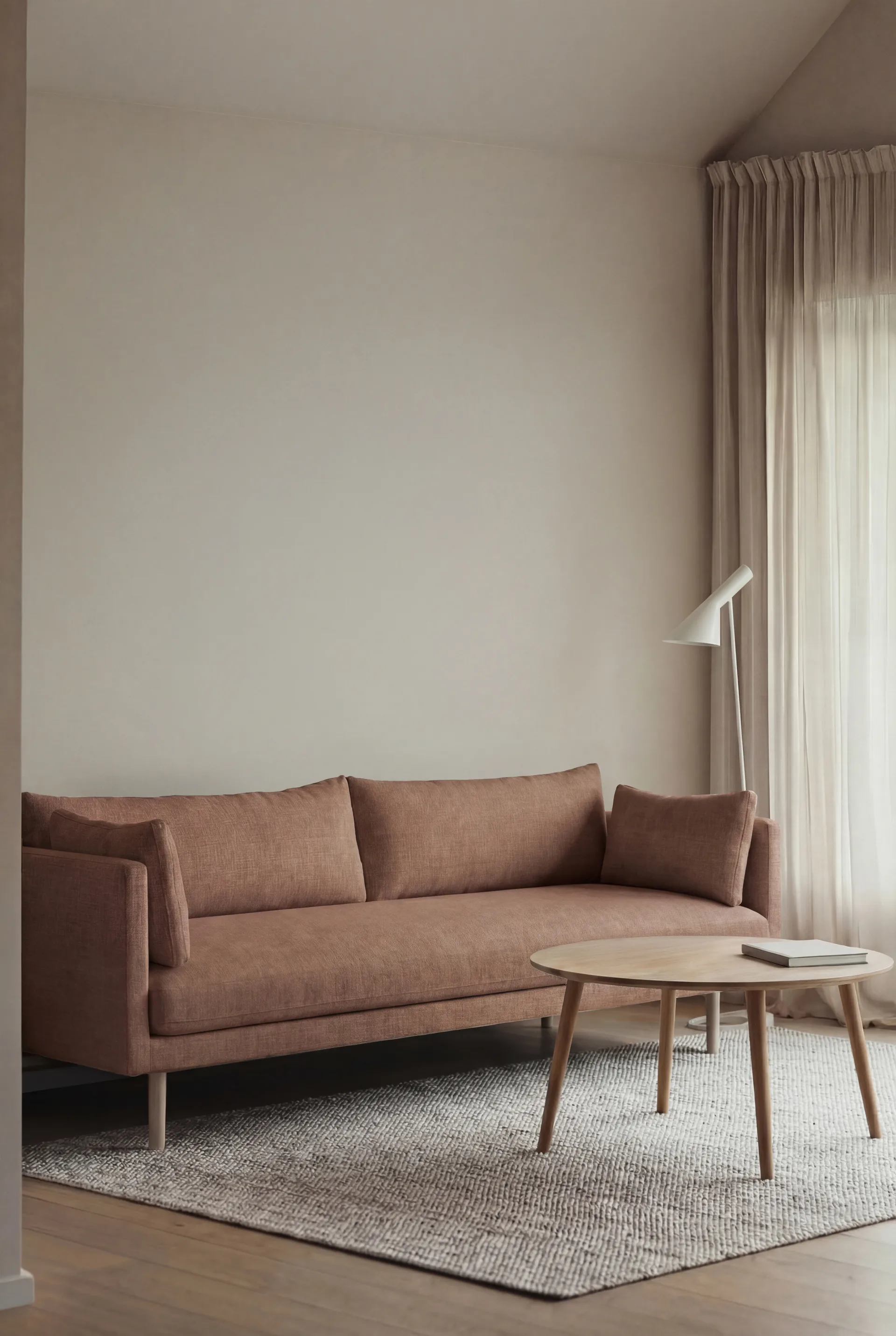 Linnevik sofa, Same Rust 6675-hvitoljet eik, 4-seters, uten skjørt 1898