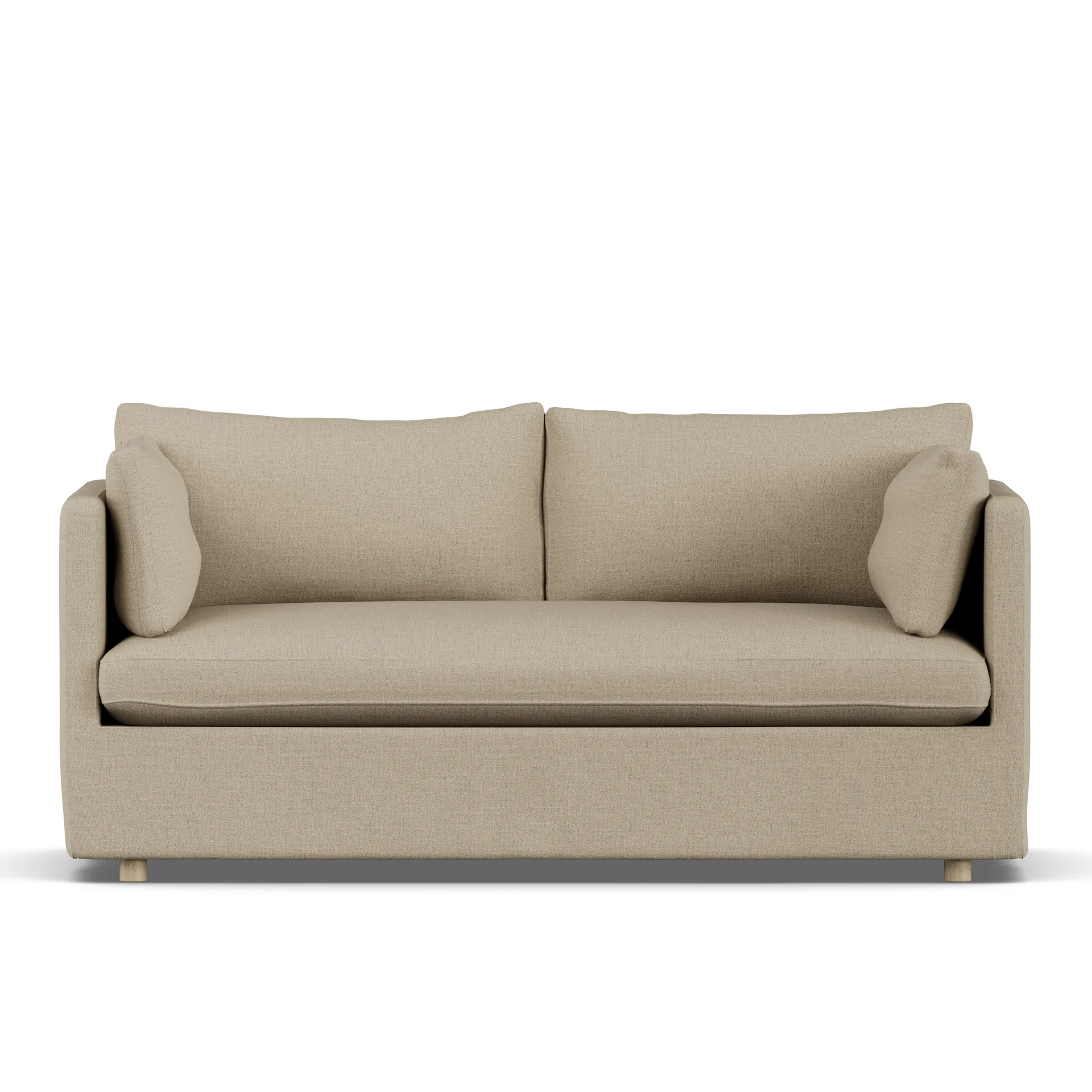 Linnevik sofa, Same Sand 6672-hvitoljet eik, 2-seters, med skjørt 1898