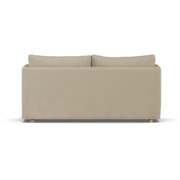 Linnevik sofa - Same Sand 6672-hvitoljet eik, 2-seters, med skjørt - 1898