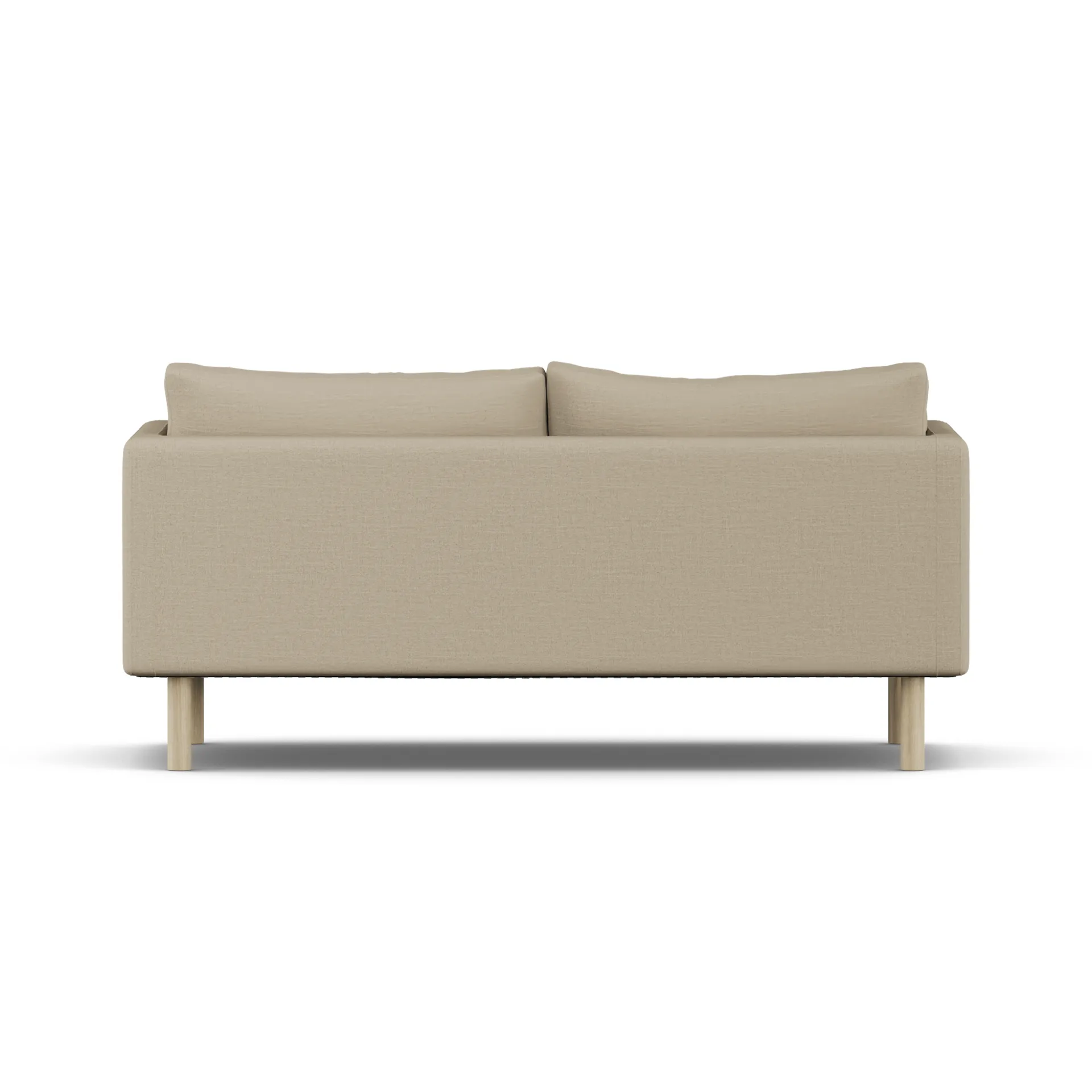 Linnevik sofa, Same Sand 6672-hvitoljet eik, 2-seters, uten skjørt 1898