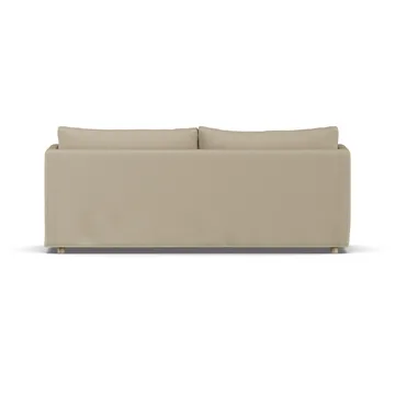 Linnevik sofa - Same Sand 6672-hvitoljet eik, 3-seters, med skjørt - 1898