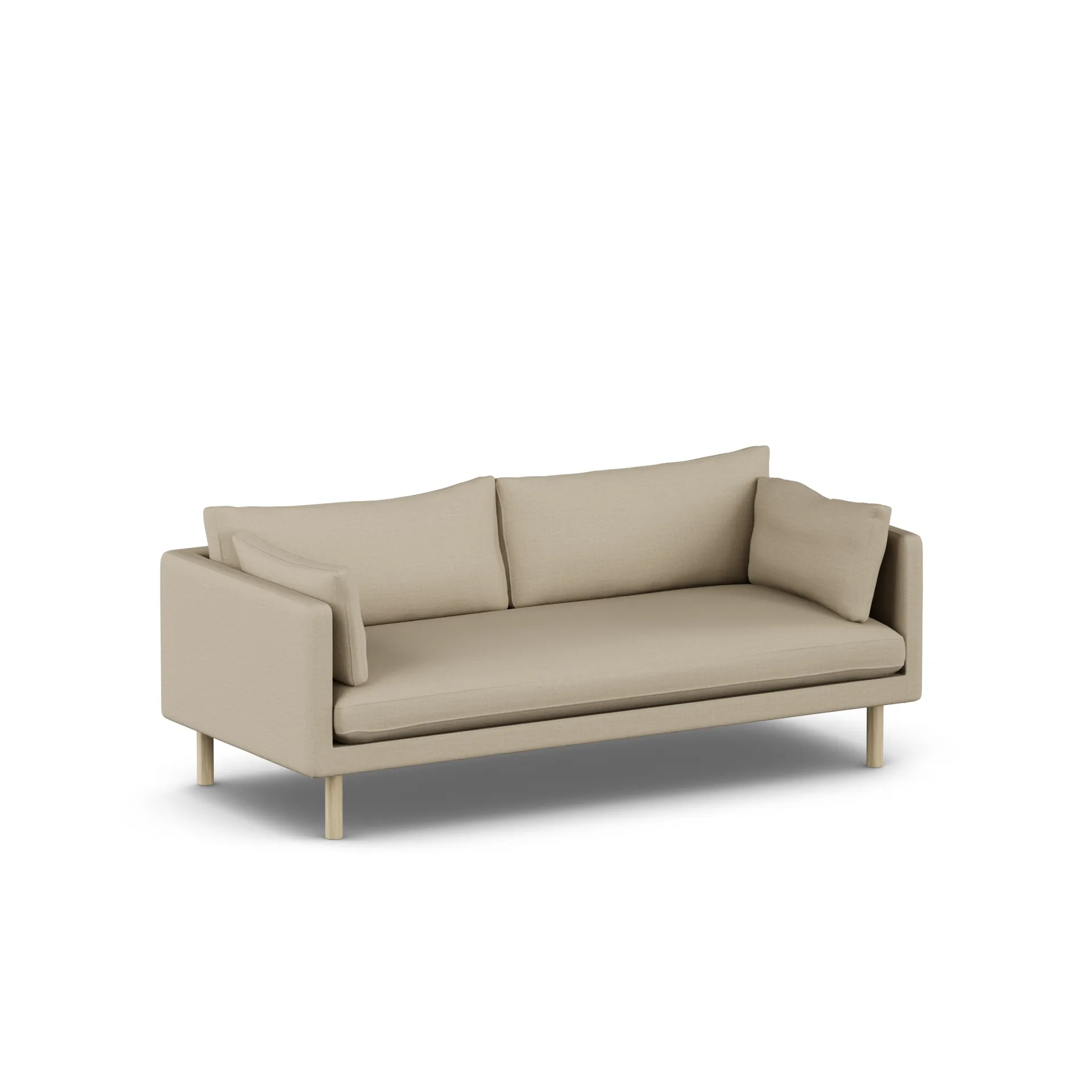 Linnevik sofa, Same Sand 6672-hvitoljet eik, 3-seters 1898
