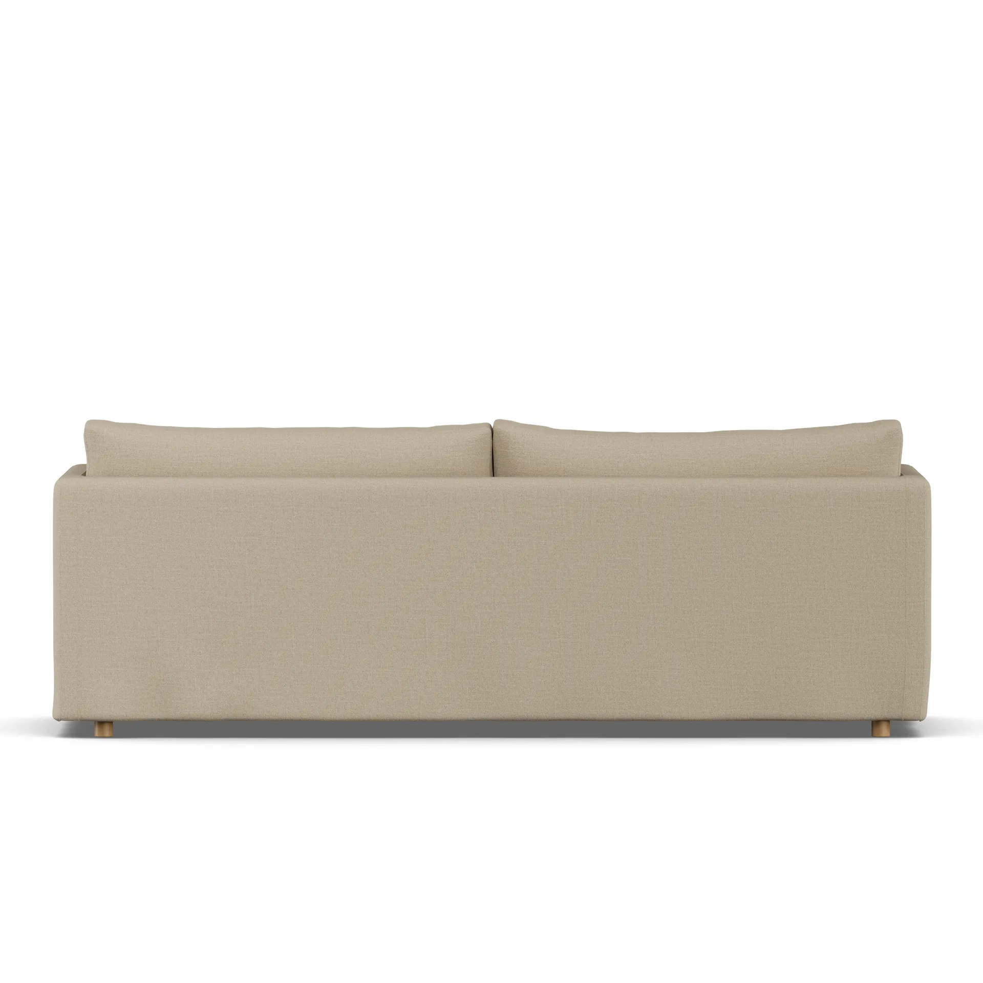 Linnevik sofa, Same Sand 6672-hvitoljet eik, 4-seters, med skjørt 1898