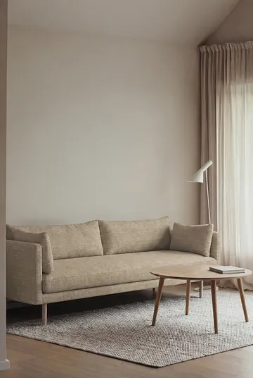 Linnevik sofa - Same Sand 6672-hvitoljet eik, 4-seters - 1898