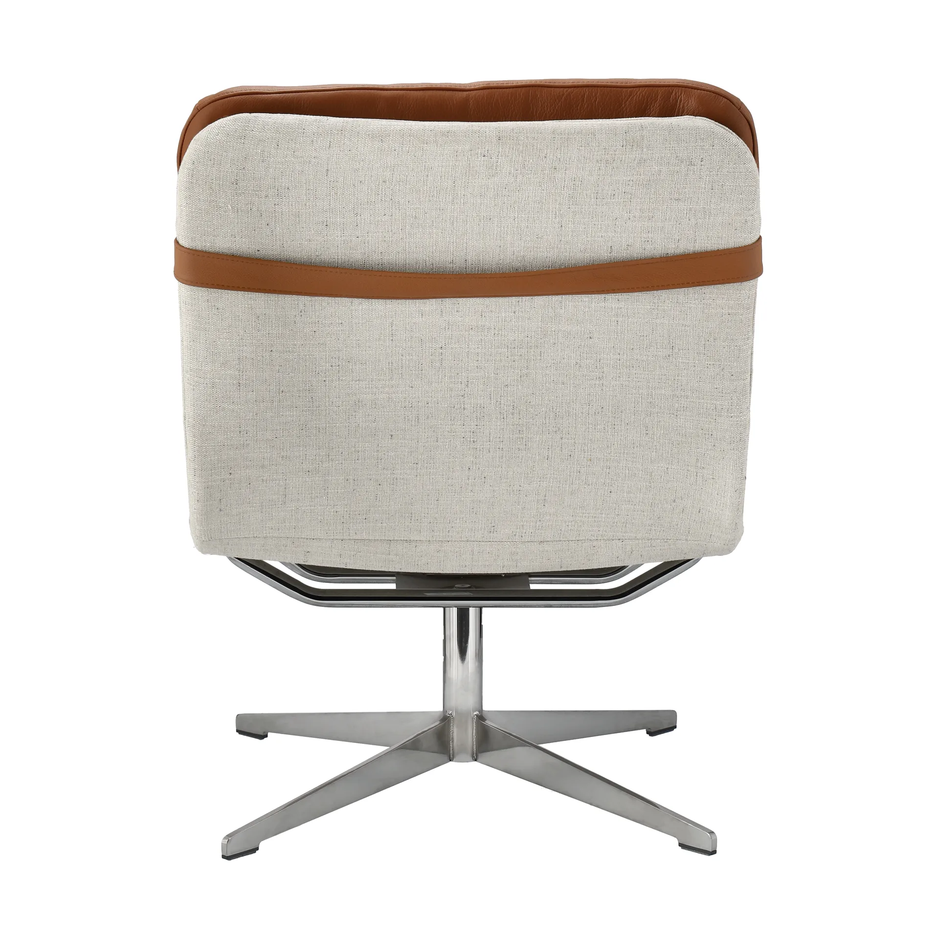 Loholm lenestol med svingfunksjon, Cognac lær-Bern Beige 0341 1898