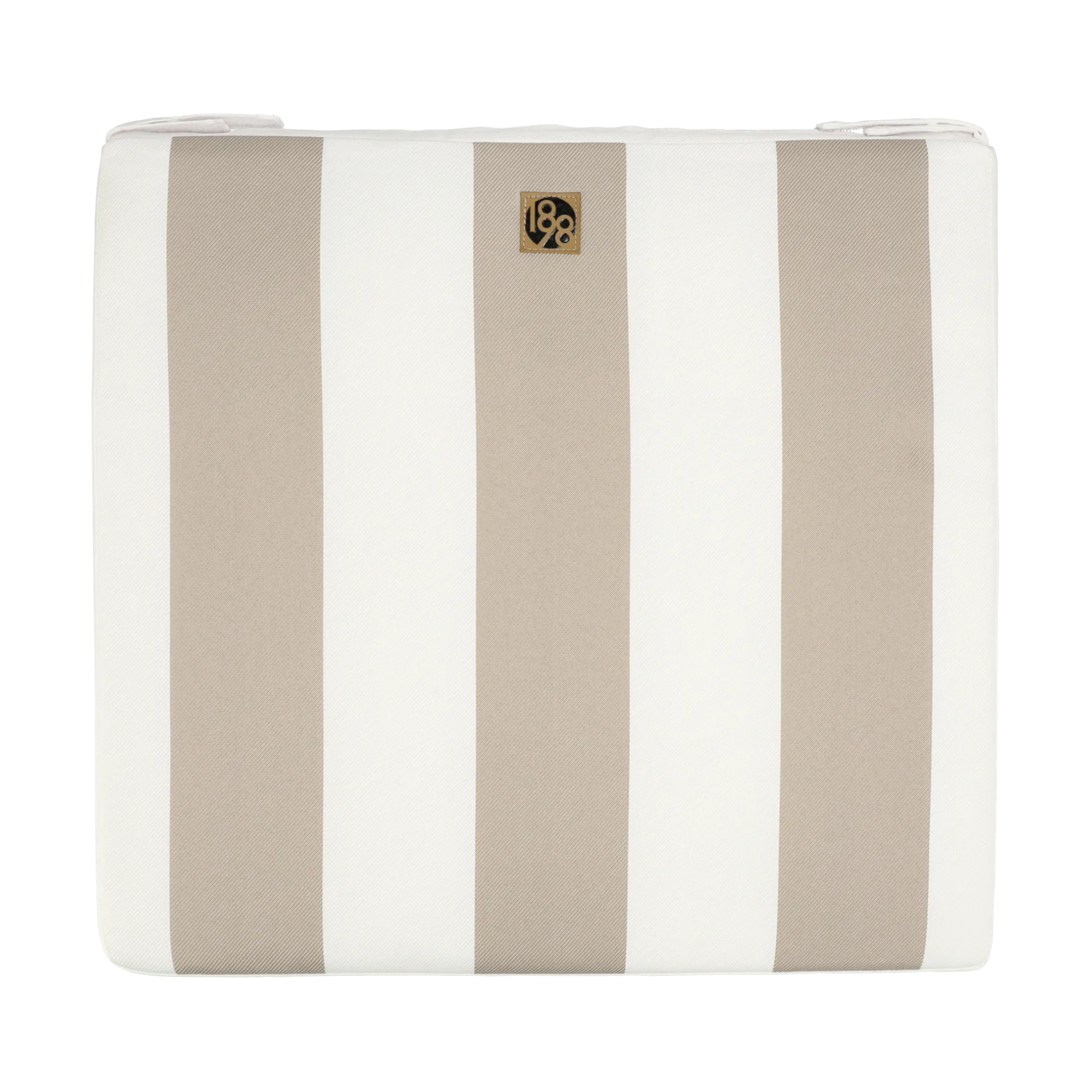 Lunda pute 42x45 cm, Taupe striped 1898