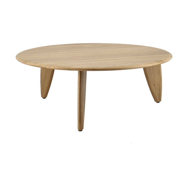 Lyckeby sofabord Ø80x29 cm, Naturlakkert eik 1898