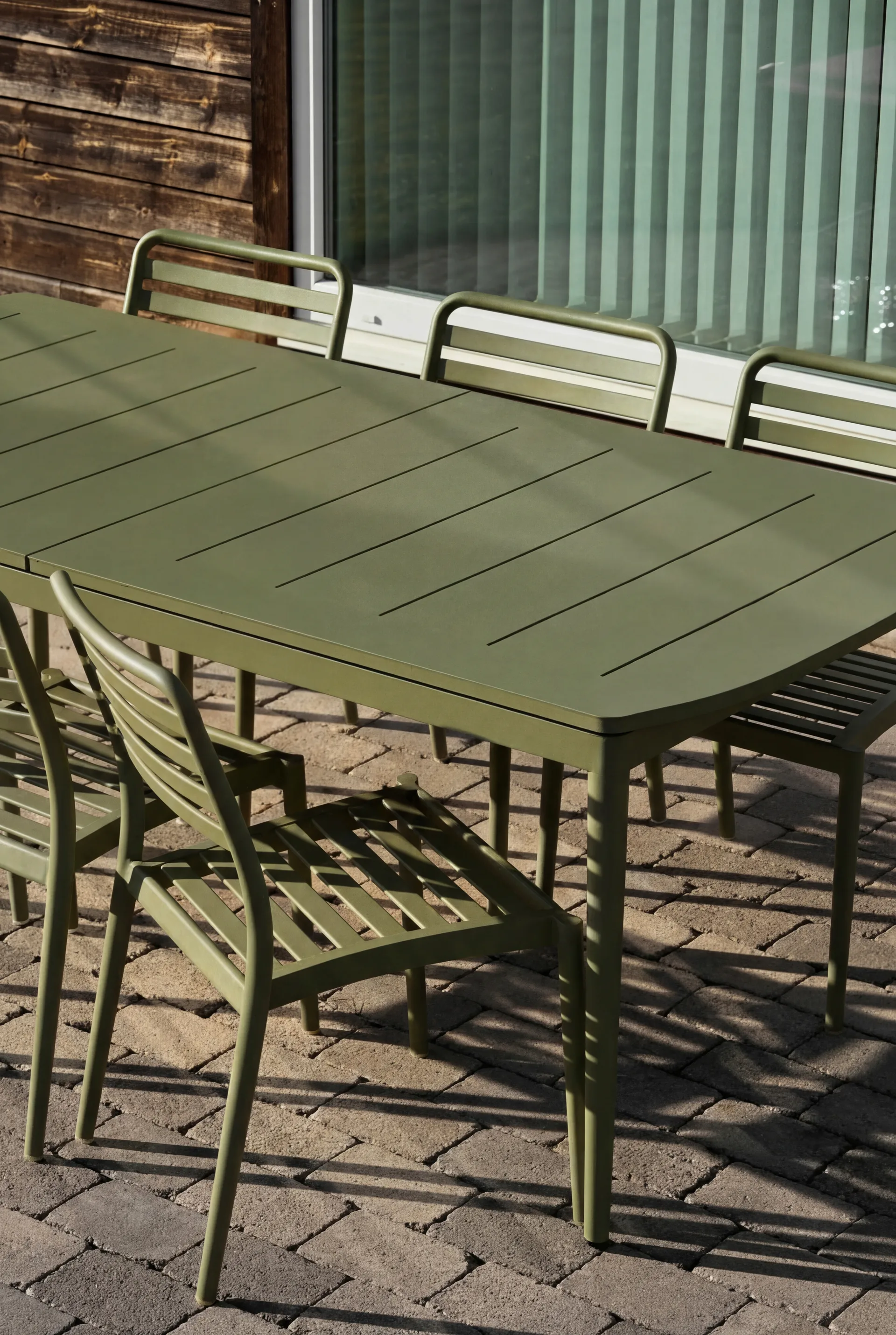 Marsala uttrekkbart spisebord, Moss green, 208-288 cm 1898