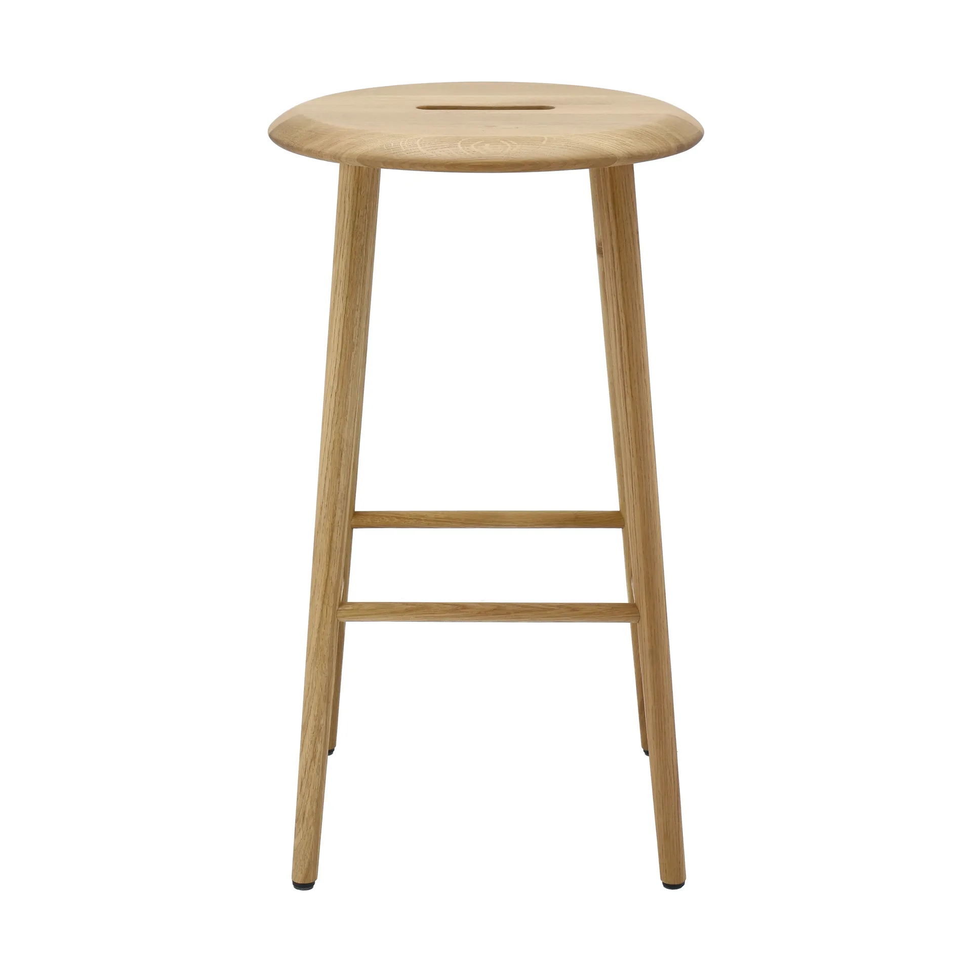 Norrabo rund barkrakk 65 cm, Naturlakkert eik 1898