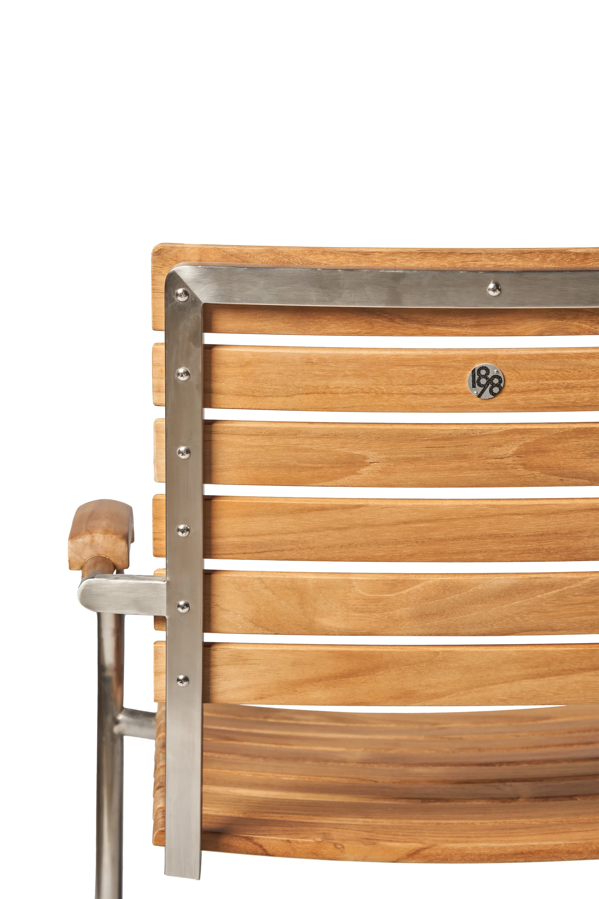 Rörvik spisestol, Teak-rustfritt stål 1898