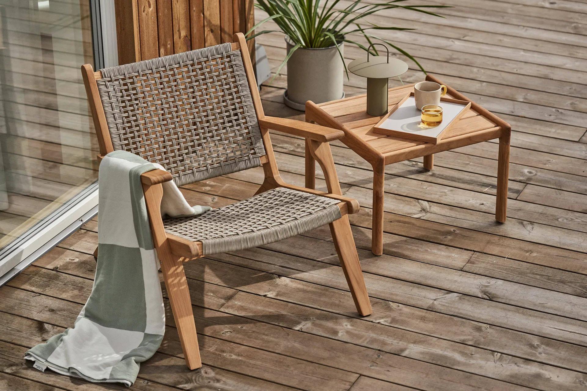 Sandvik loungestol, Teak 1898