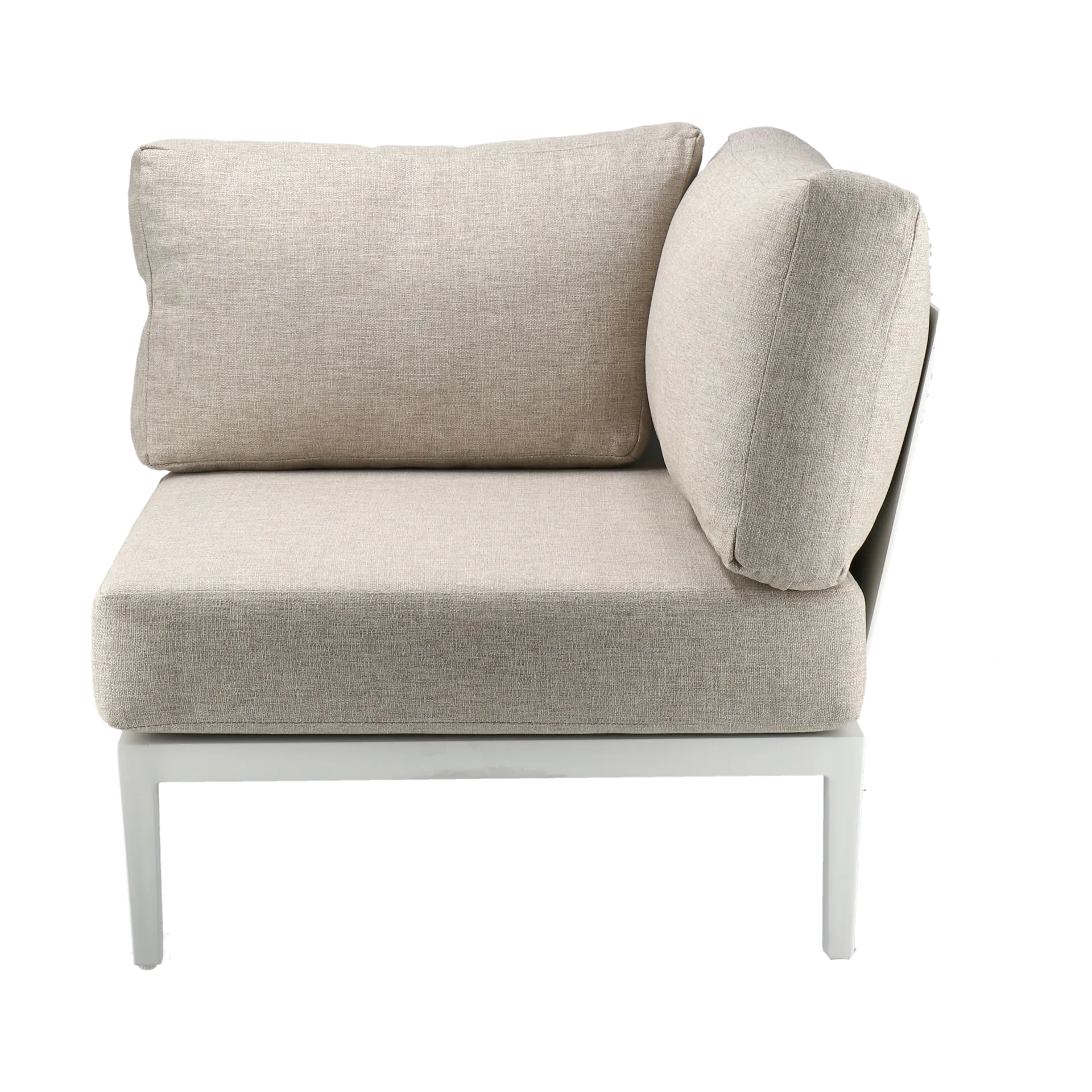 Santander modulsofa hjørnemodul, Hvit-beige 1898