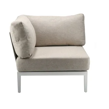 Santander modulsofa hjørnemodul - Hvit-beige - 1898