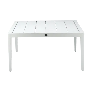 Santander salongbord 78 x 78 x 40 cm - Hvit aluminium - 1898