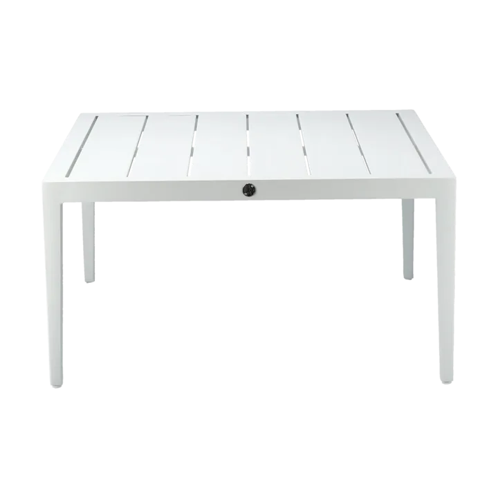 Santander salongbord 78 x 78 x 40 cm - Hvit aluminium - 1898