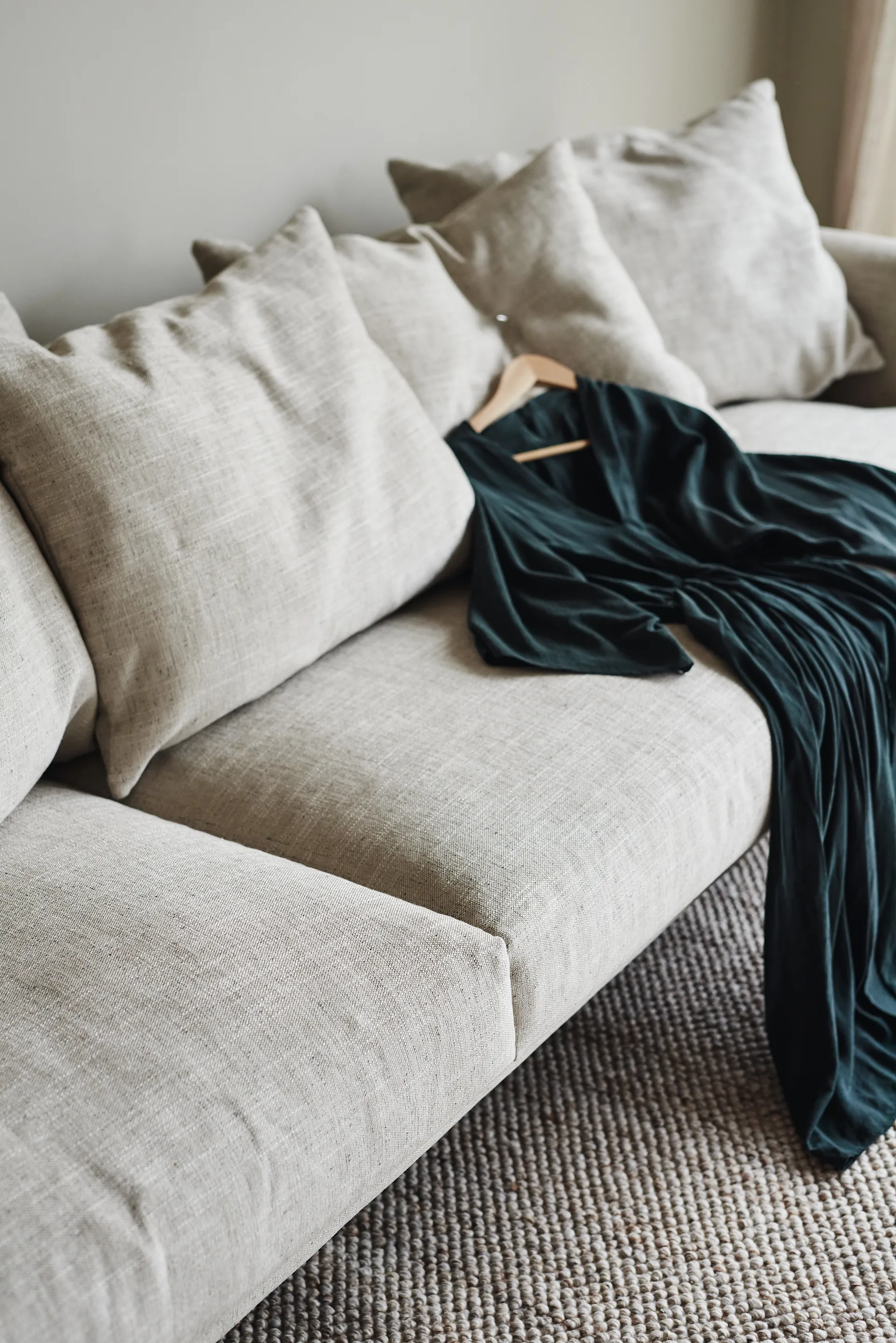 Sjövik ryggpute, Beige 1898