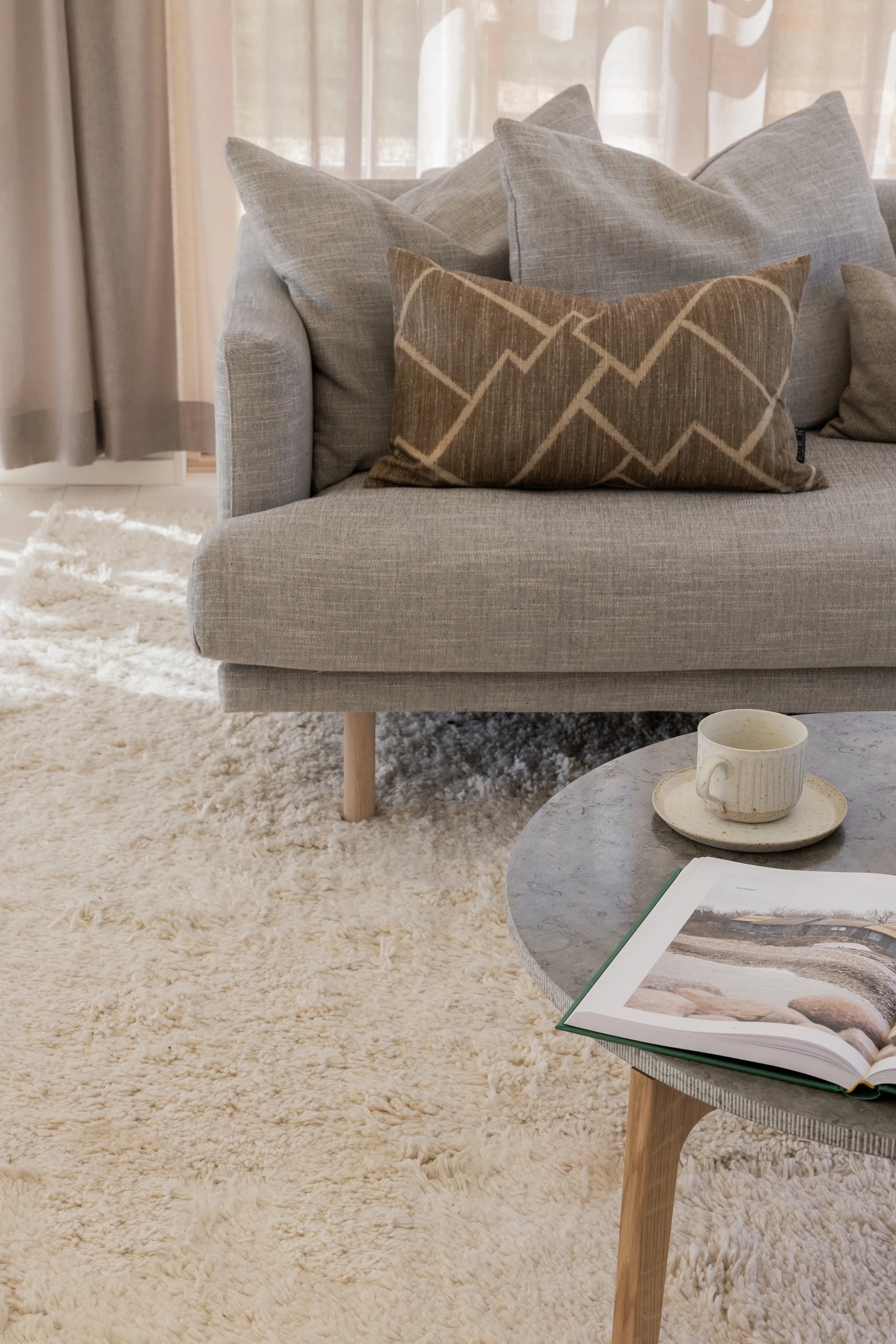 Sjövik sofa 3-seter, Bern 0348 Grå 1898