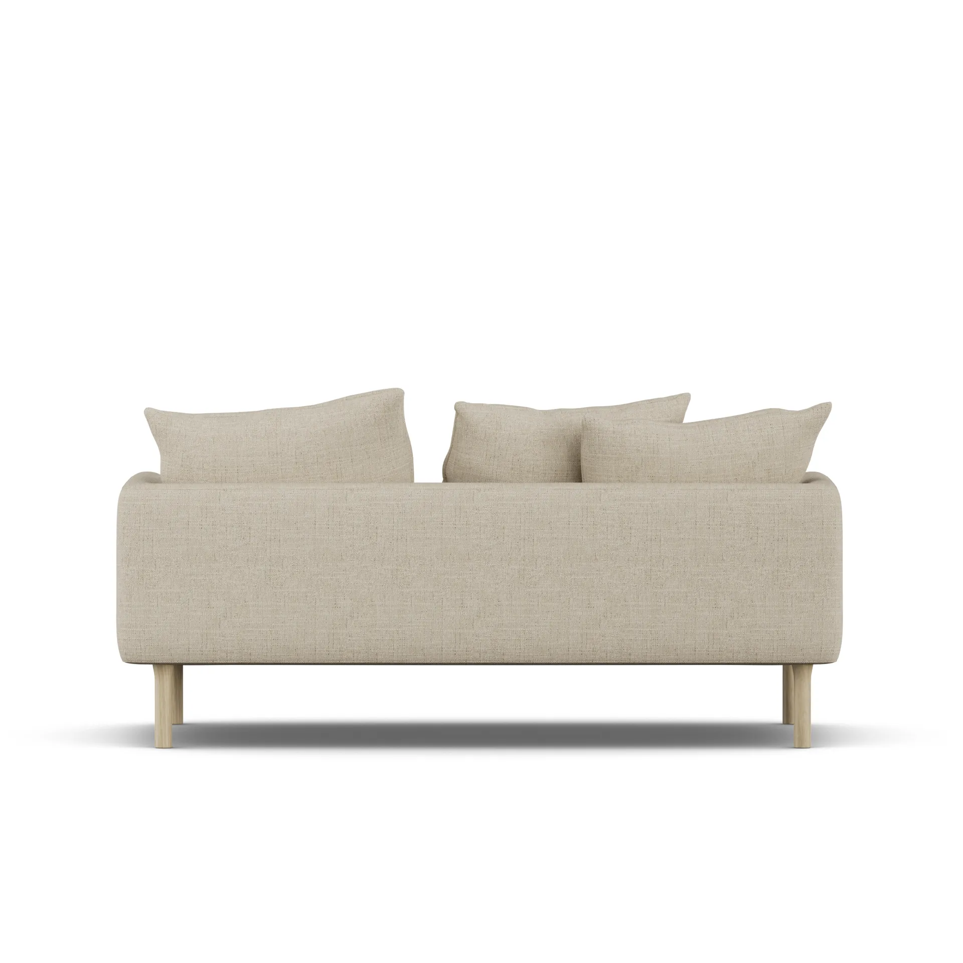 Sjövik sofa, Bern Beige 0341-hvitoljet eik, 2,5-seters 1898