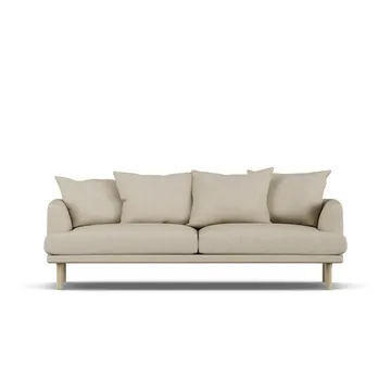Sjövik sofa - Bern Beige 0341-hvitoljet eik, 3-seters - 1898
