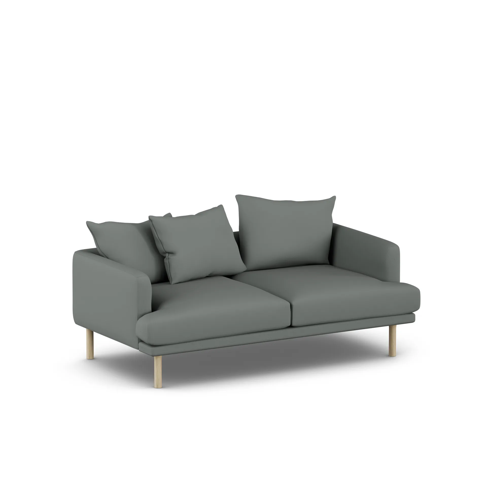 Sjövik sofa, Caleido Grey 1240-hvitoljet eik, 2,5-seters 1898