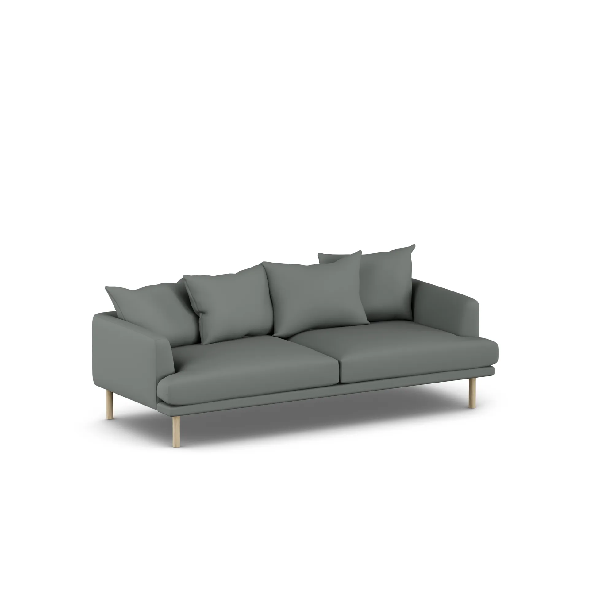 Sjövik sofa, Caleido Grey 1240-hvitoljet eik, 3-seters 1898