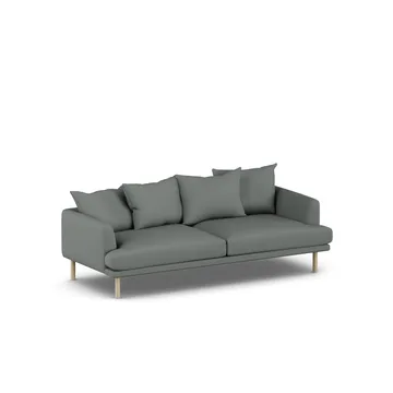 Sjövik sofa - Caleido Grey 1240-hvitoljet eik, 3-seters - 1898