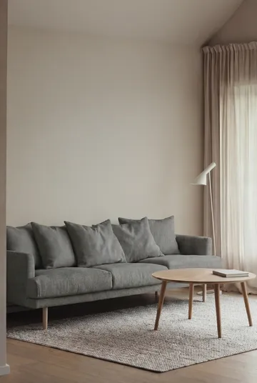 Sjövik sofa - Caleido Grey 1240-hvitoljet eik, 3,5-seters - 1898