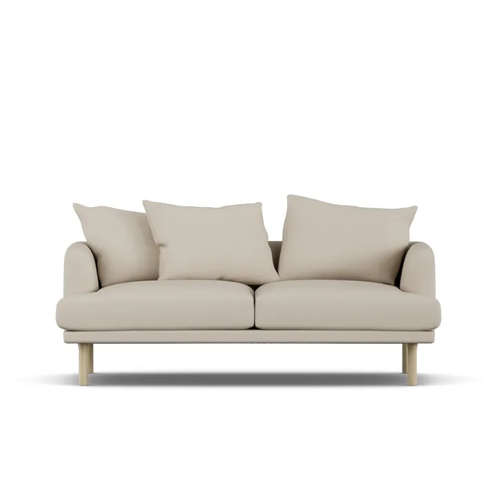 Sjövik sofa - Jump Beige 1956-hvitoljet eik, 2,5-seters - 1898
