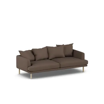 Sjövik sofa - Jump Brown 1955-hvitoljet eik, 3-seters - 1898