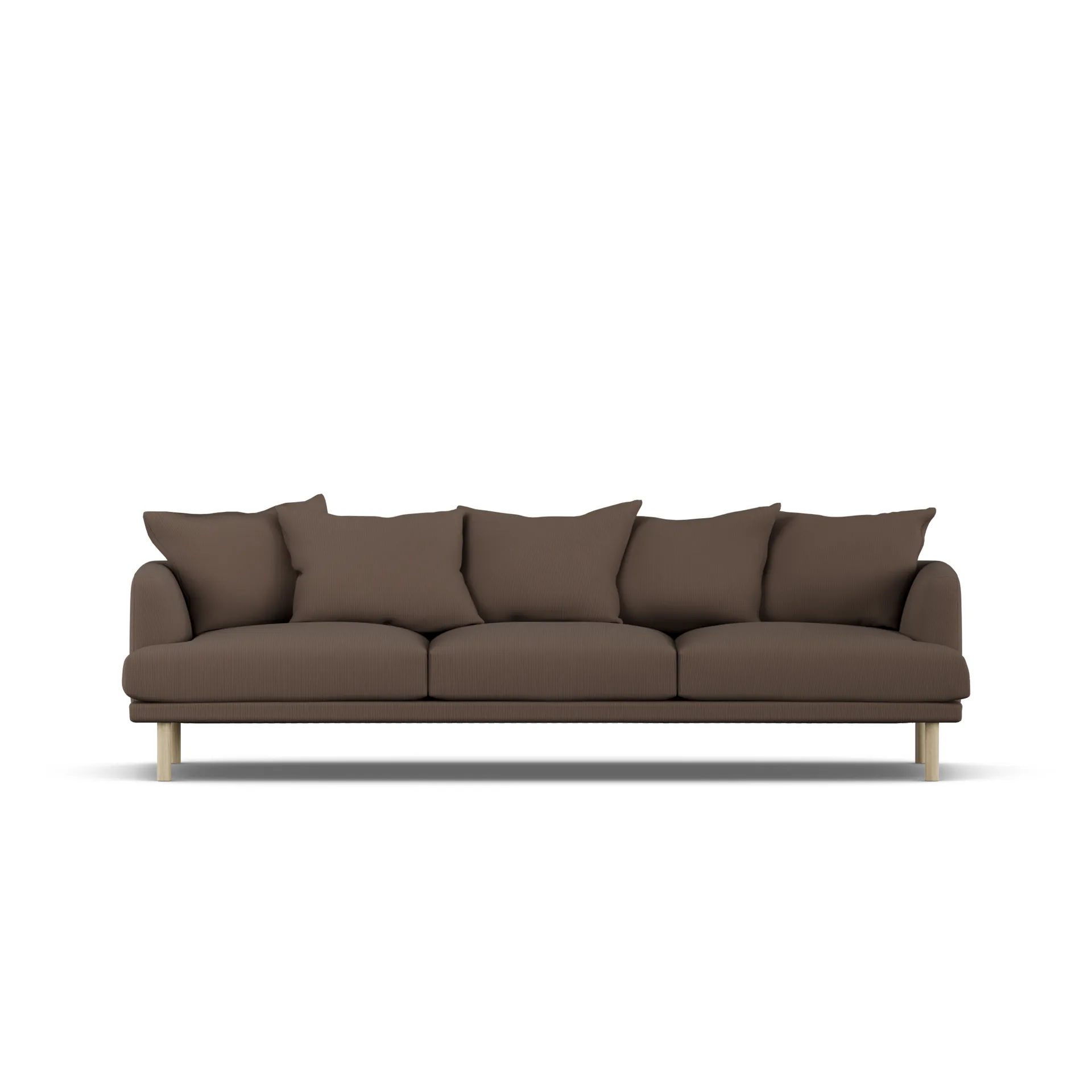 Sjövik sofa, Jump Brown 1955-hvitoljet eik, 3,5-seters 1898