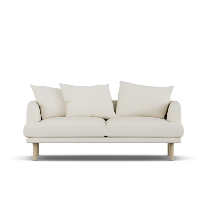 Sjövik sofa - Jump Off White 1954-hvitoljet eik, 2,5-seters - 1898
