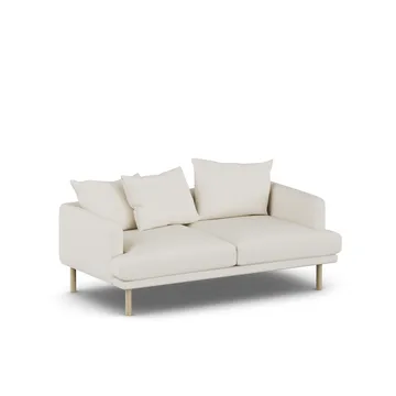 Sjövik sofa - Jump Off White 1954-hvitoljet eik, 2,5-seters - 1898