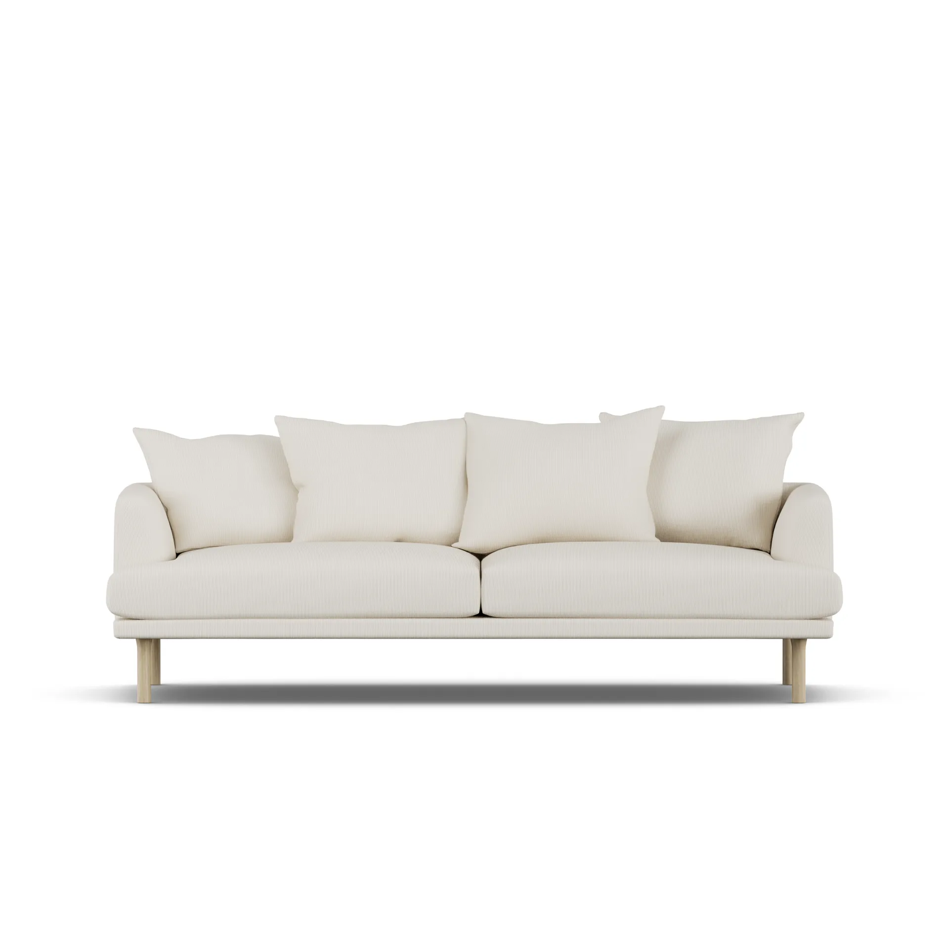 Sjövik sofa, Jump Off White 1954-hvitoljet eik, 3-seters 1898