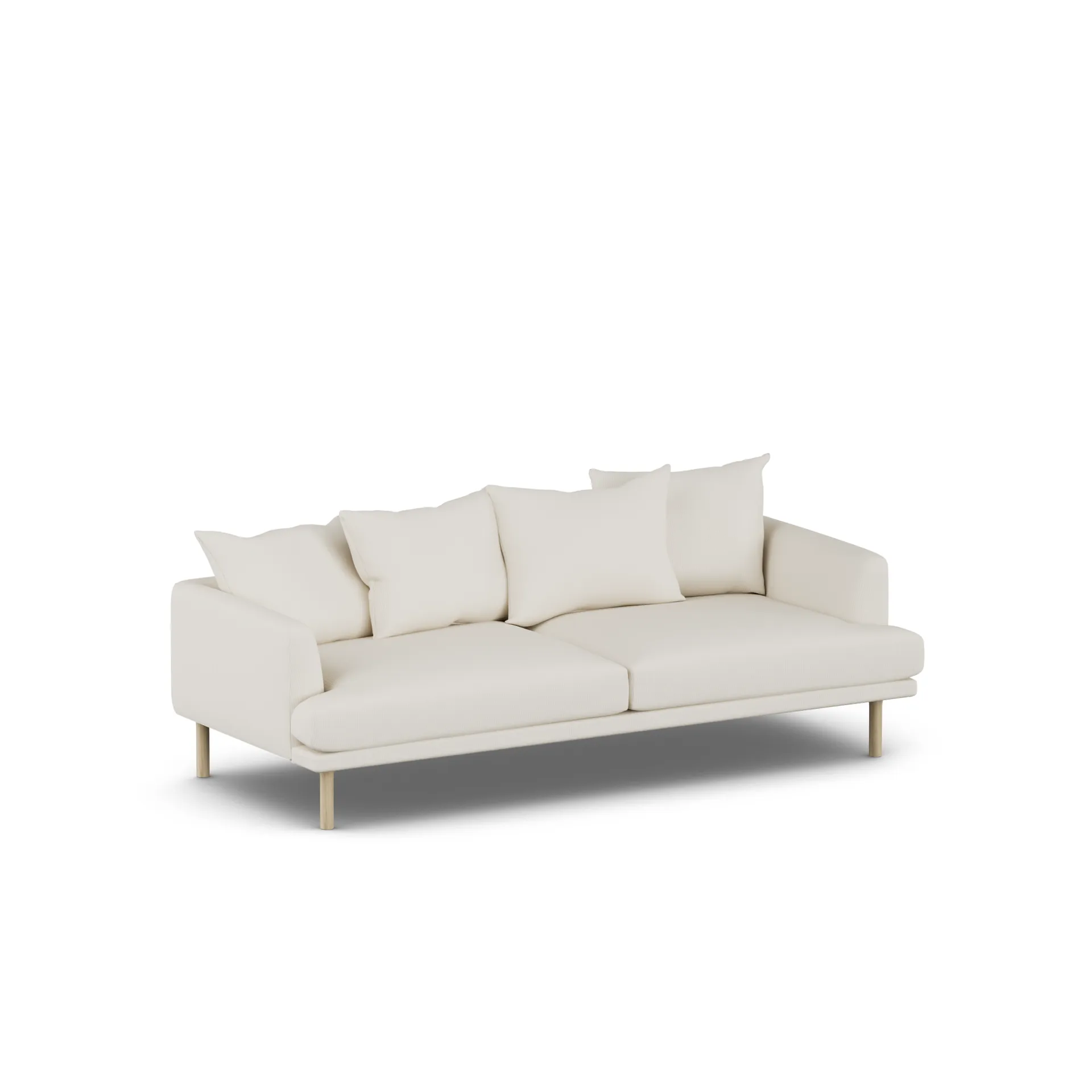 Sjövik sofa, Jump Off White 1954-hvitoljet eik, 3-seters 1898