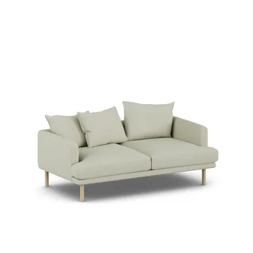 Sjövik sofa - Luiza Beige 3981-hvitoljet eik, 2,5-seters - 1898