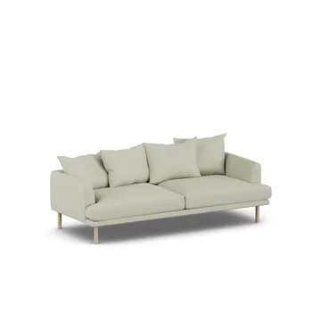 Sjövik sofa - Luiza Beige 3981-hvitoljet eik, 3-seters - 1898