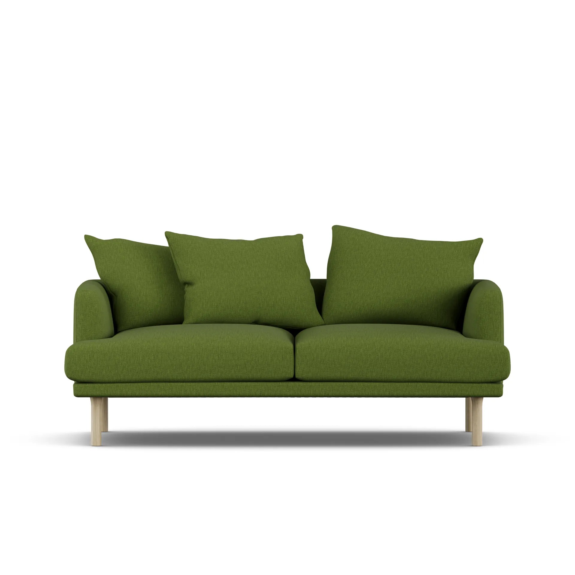 Sjövik sofa, Luiza Green 3975-hvitoljet eik, 2,5-seters 1898