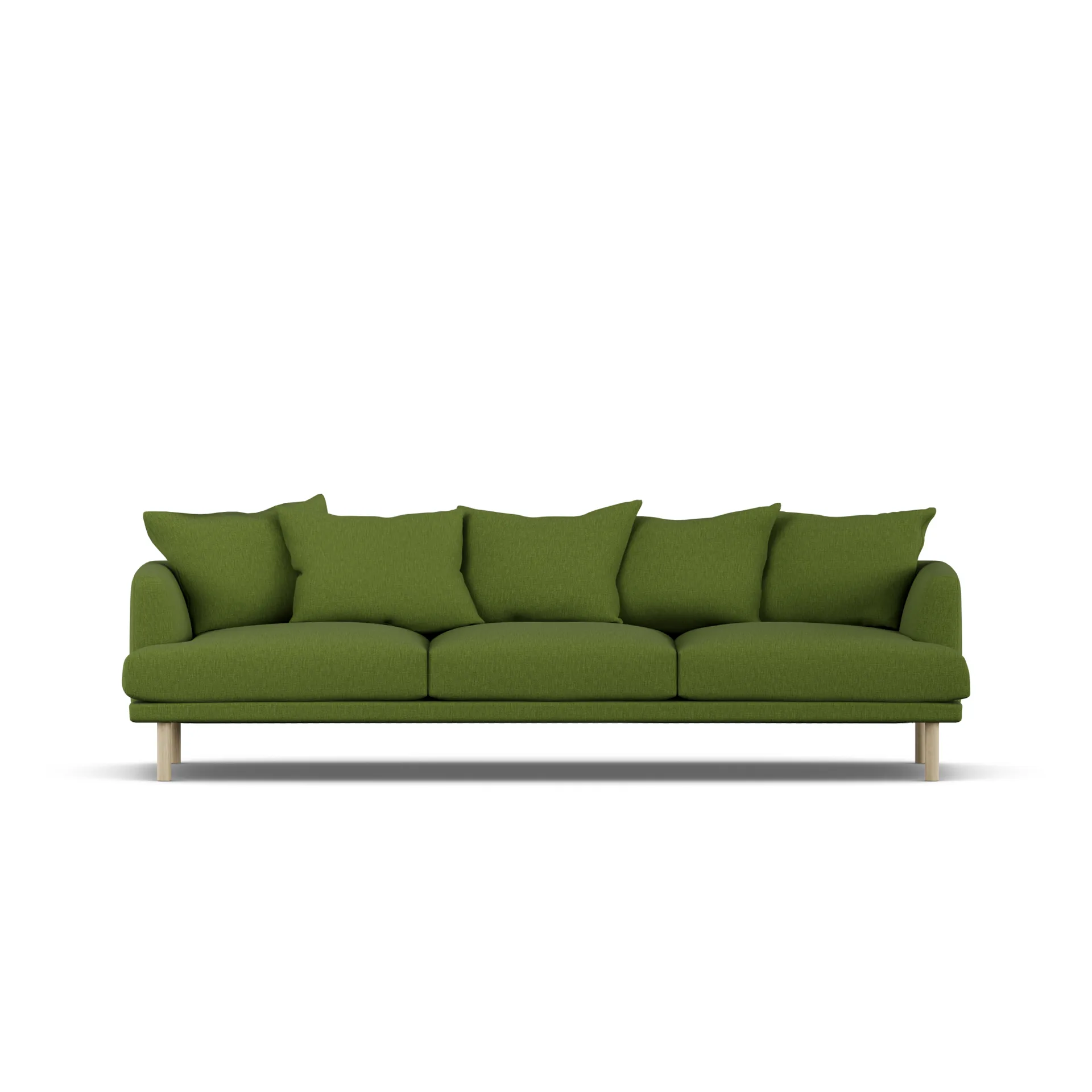 Sjövik sofa, Luiza Green 3975-hvitoljet eik, 3,5-seters 1898