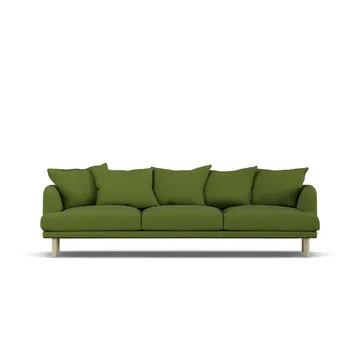 Sjövik sofa - Luiza Green 3975-hvitoljet eik, 3,5-seters - 1898