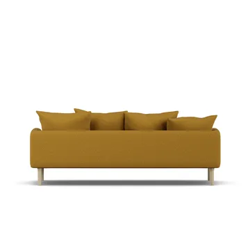 Sjövik sofa - Luiza Mustard 3972-hvitoljet eik, 3-seters - 1898
