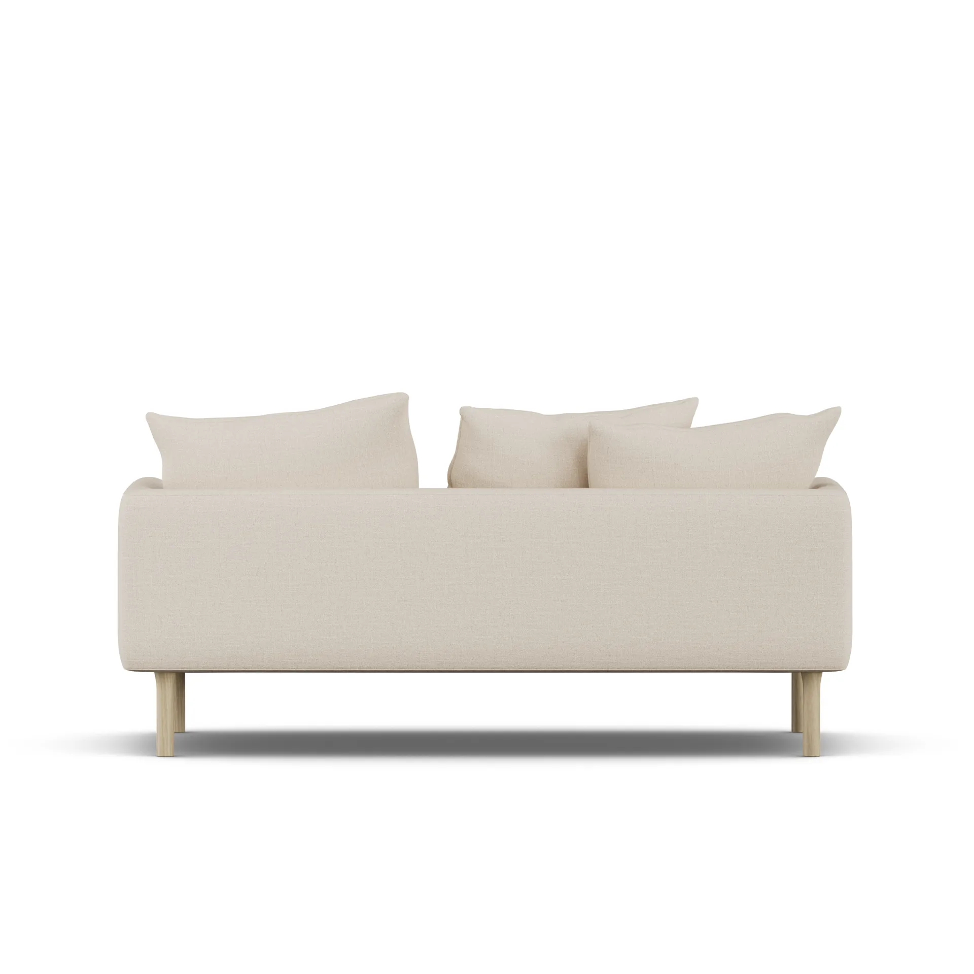 Sjövik sofa, Same Beige 6670-hvitoljet eik, 2,5-seters 1898