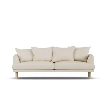 Sjövik sofa - Same Beige 6670-hvitoljet eik, 3-seters - 1898